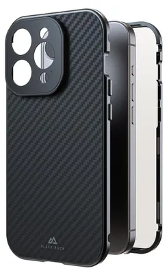 Image de Coque de protection "360° Glass" pour Apple iPhone 16 Pro, Carbone