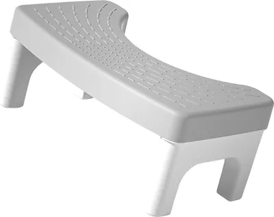 Obrázek produktu pro Toaletní stolička Poop Stool pro dřepující polohu Koupelna Silná přenosná nočníková stolička proti uklouznutí pro děti Dospělý šedý