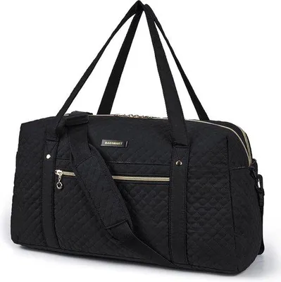 Produktbild von Famanu Reisetasche mit Schuhfach und Laptopfach - Schwarz