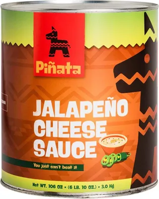 Zdjęcie produktu dla Sos serowy Pinata Jalapeno kremowy, pikantny i uniwersalny 3000g