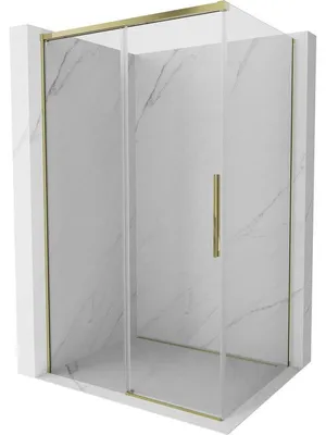 Obrázek produktu pro Mexen Rox posuvná sprchová kabina 115 x 110 cm, transparentní, zlatá - 8C2-115-110-50-00