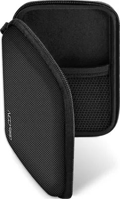 Produktbild von deleyCON Navi Tasche Navi Case Tasche für Navigationsgeräte - 4,3 Zoll & 5 Zoll (14,6x9,3x3,4cm) - Robust Stoßsicher 2 Innenfächer - Schwarz