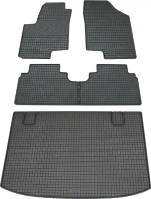 Produktbild von Gummi Fußmatten + Kofferraumwanne für Hyundai ix20, Bj. 2010-