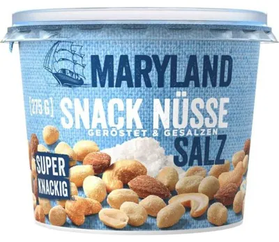 Produktbild von Maryland Snack Nüsse Salz 275g