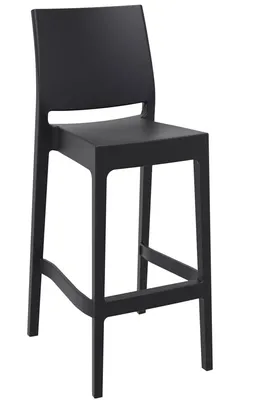 Imagen del producto de Taburetes And OutdoorMatch Jarrell - s - Diseño moderno - Juego de 2 - Con respaldo y reposapiés - Ideales para cocina y bar - Asiento de plástico