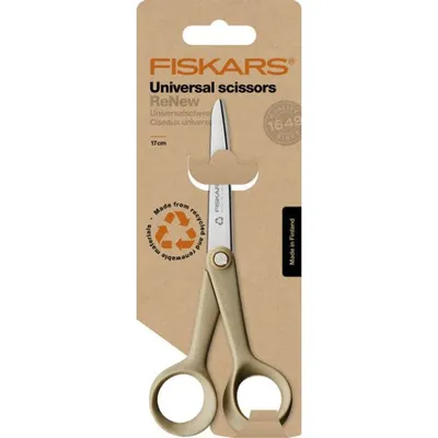 Produktbild von Fiskars ReNew, Erwachsener, Gerader Schnitt, Einzelbild, Beige, Edelstahl, Edelstahl, Universal