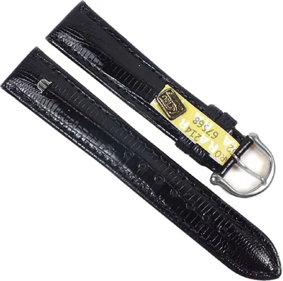 Produktbild von Ersatzband Echt Leder Eidechse schwarz Maurice Lacroix 21549S, Stegbreite:16mm