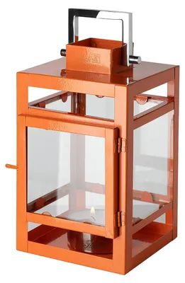 Produktbild von Fink Laterne Kenia Orange (20cm)