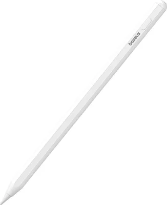 Produktbild von Stylus Baseus Smooth Writing 2 Overseas Edition s aktívnym hrotom pre iPad s káblom USB-C a vymeniteľným hrotom - biely
