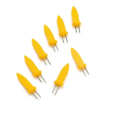 Produktbild von GRILLCHEF Maiskolbenhalter - 8,5 cm - gelb