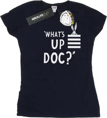 Produktbild von Looney Tunes - "What's Up Doc" T-Shirt für Damen BI26548 (S) (Marineblau)