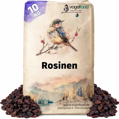 Produktbild von 10 kg Rosinen Futterrosinen Vogelfutter