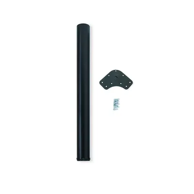 Produktbild von Emuca Tischbein, Durchmesser 60mm, H 870mm, Stahl, Schwarz lackiert