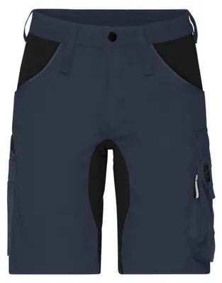 Immagine prodotto di James and Nicholson - Pantaloncini cargo "Workwear" per uomo/donna Unisex LT2730 (32R) (nero carbone/nero)