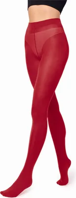 Produktbild von Merry Style Bunte Damen Strumpfhose Microfaser 40 DEN(Rubinrot, XS-S) .