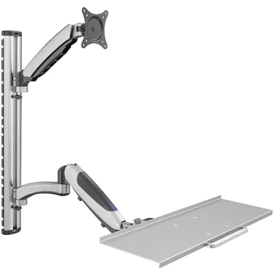Produktbild von DA-90354 (silber, Monitor- & Tastaturhalterung)