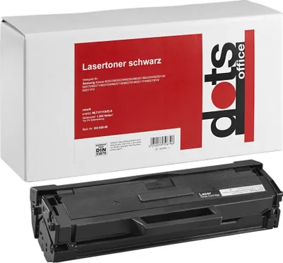 Produktbild von dots  schwarz Toner kompatibel zu SAMSUNG MLT-D111S (SU810A)