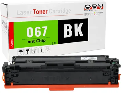 Produktbild von Canon 067 kompatibler Toner Schwarz - LBP-633Cdw MF655Cdw MF657Cdw LBP-631Cw