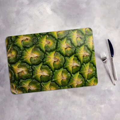 Produktbild von Tischset 4x45x30 cm Platzset Tischmatte Platzmatte Untersetzer - reife Ananas