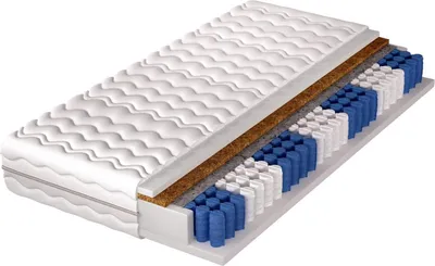 Productafbeelding van Matras met pocketvering, 7 zones, NEVA H3, 80x200x19 cm