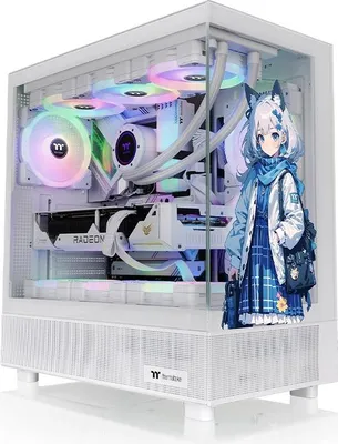Produktbild von Thermaltake View 270 SP Edition, Midi Tower, PC, Weiß, micro ATX, EATX, SPCC, 18 cm