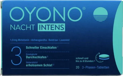 Produktbild von OYONO Nacht Intens Tabletten 20St PZN 18675046