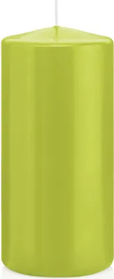 Produktbild von Stumpenkerzen Apfelgrün 150 x Ø 68 mm, 12 Stück
