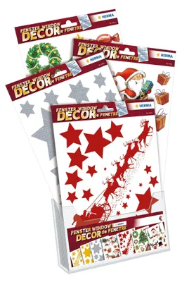 Produktbild von HERMA Weihnachts-Fensterbilder im Thekendisplay 45 Packungen