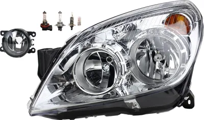 Produktbild von Scheinwerfer passend für Opel Astra H 03/2004 - H7 H1 Li.+Nebel+Leuchtm. 1216659 93190069 8200074008 6202E1 00006202E1 6710027 00006206 Johns