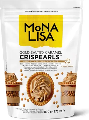 Produktbild von Crispearls MonaLisa Salzkaramell 800g