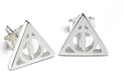 Zdjęcie produktu dla Kolczyki sztyfty Harry Potter Silver Collection - kobieta