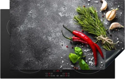 Zdjęcie produktu dla Ochrona pod płytę indukcyjną KitchenYeah, 80 x 50 cm, wykonana z winylu