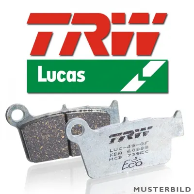 Obrázok produktu pre TRW Bremsbelagsatz EC MCB674EC Amico 50 HV 491 BA01 ARK 50AC BS Nuvola 50 Vamos 50 VAMOSG Pan