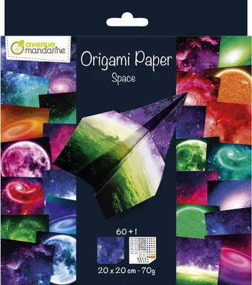 Immagine prodotto di Set di carte Clairefontaine Origami Universe 60 fogli