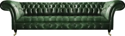 Immagine prodotto di Divano da salotto a quattro posti divano imbottito in pelle Chesterfield