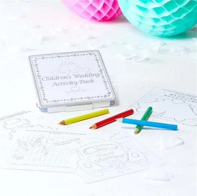 Produktbild von Kinder Aktivitätenset für Hochzeiten