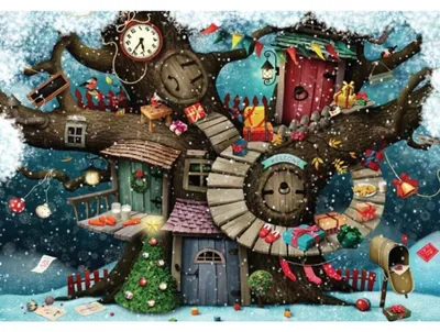 Image de Puzzle Magnolia Noël dans la forêt - 1500 pièces Puzzle amusant