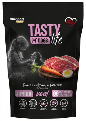 Obrázek produktu pro BIOFEED Chutný krmivo pro štěňata s telecím masem 90%, sáček 500 g