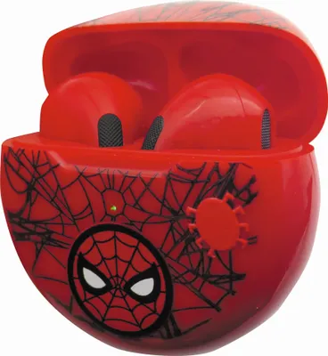 Immagine prodotto di Auricolari Bluetooth SpiderMan con custodia per la ricarica