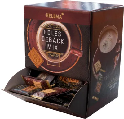 Image de HELLMA Biscuits de conférence Mix caramel/vanille 125x3,5g