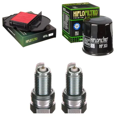 Image de Kit d'entretien pour Honda XL 1000 V Varadero 1999-2002 : filtres et bougies d'allumage de Pamoto - Neuf