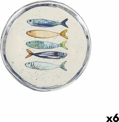 Produktbild von Flacher Teller La Mediterránea Peixe Ø 26 cm (6 Stück)