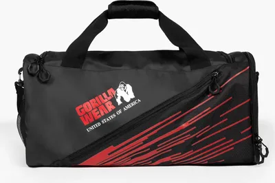 Produktbild von Gorilla Wear Ohio Gym Bag - Sporttasche - Schwarz/Rot