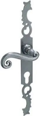 Image de Ensemble de porte rustique Aquitaine 41 BOUVET Epoxy gris - Clé L - 415