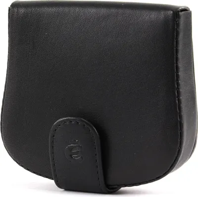 Produktbild von Esquire Leder Geldbörse Logo Coin Wallet Black schwarz