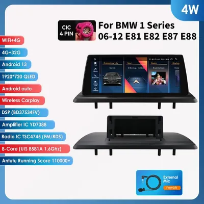Image de Autoradio - Lecteur multimédia - Autoradio - Radio 2-DIN - Compatible Carplay et Android 13 - Écran de 10,25 pouces