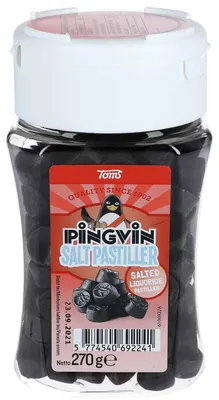 Produktbild von Toms Pingvin Saltpastiller 270g
