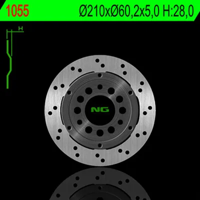 Zdjęcie produktu dla NG BRAKES Bremsscheibe schwimmend rund