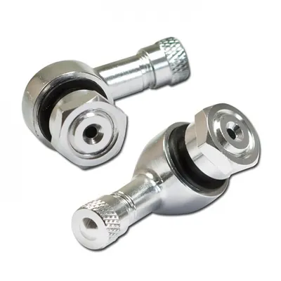 Produktbild von Aluminiumventil 90° abgewinkelt silber eloxiert