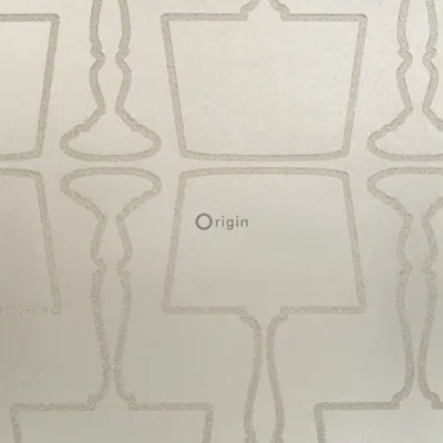 Produktbild von Origin Wallcoverings Tapete Lampen Beige 52 cm x 10.05 m